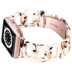 Stylish Transparent Resin Strap for Apple Watch Band - 9 Colors -
