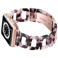 Stylish Transparent Resin Strap for Apple Watch Band - 9 Colors -