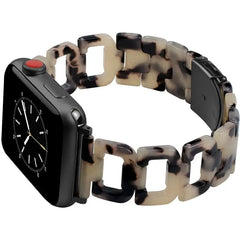 Stylish Transparent Resin Strap for Apple Watch Band - 9 Colors -