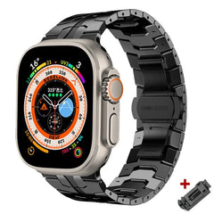 Titanium Steel Metal Apple Watch Bands - 14 color options 38mm - 49mm -