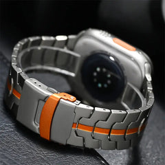 Titanium Steel Metal Apple Watch Bands - 5 color options 42mm - 49mm -