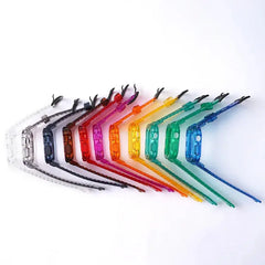 Transparent Silicone Case + Strap for Apple Watch Band - 26 Colors -