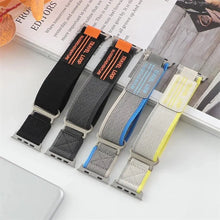 Load image into Gallery viewer, Velcro Nylon Fabric Apple Watch -19 Color Options 38mm - 49mm Axios Bands