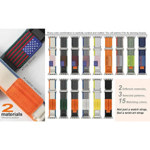 Load image into Gallery viewer, Velcro Nylon Fabric Apple Watch -19 Color Options 38mm - 49mm Axios Bands