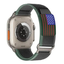 Load image into Gallery viewer, Velcro Nylon Fabric Apple Watch -19 Color Options 38mm - 49mm Axios Bands