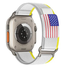 Load image into Gallery viewer, Velcro Nylon Fabric Apple Watch -19 Color Options 38mm - 49mm Axios Bands