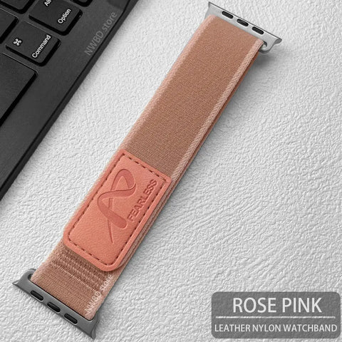 Velcro Nylon Fabric Apple Watch Bands - 4 color options 38mm - 49mm -