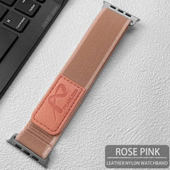 Velcro Nylon Fabric Apple Watch Bands - 4 color options 38mm - 49mm -