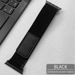 Velcro Nylon Fabric Apple Watch Bands - 4 color options 38mm - 49mm -
