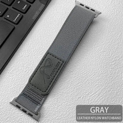 Velcro Nylon Fabric Apple Watch Bands - 4 color options 38mm - 49mm -