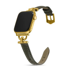 Women Slim Leather Wristband Strap for Apple Watch Band - 18 Colors -