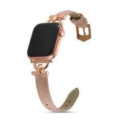 Women Slim Leather Wristband Strap for Apple Watch Band - 18 Colors -