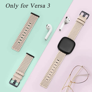 Leather Fitbit Band for Versa 3/4 and Sense 1/2 - 7 Color Options Axios Bands