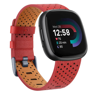 Leather Fitbit Band for Versa 3/4 and Sense 1/2 - 7 Color Options Axios Bands