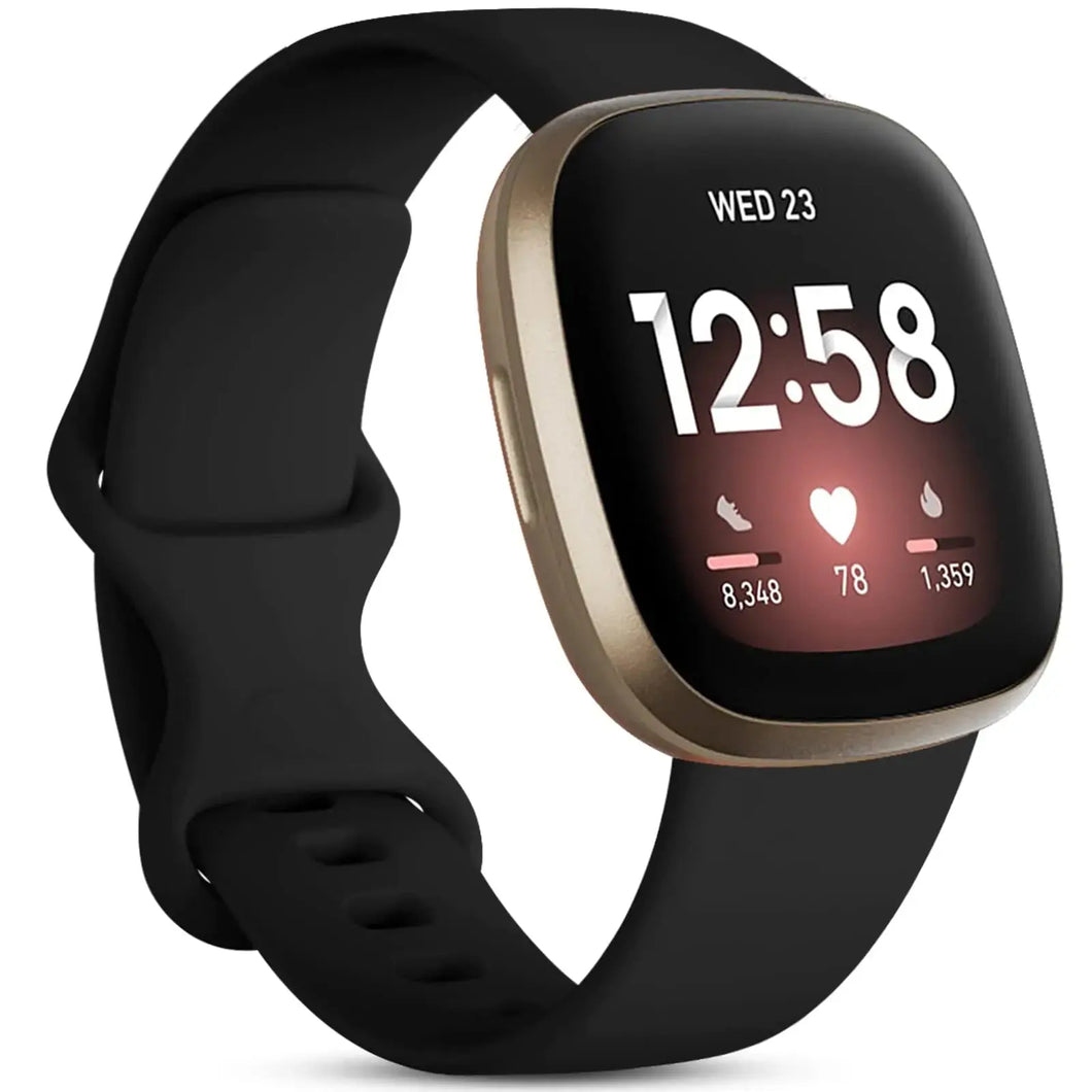 Silicone Fitbit Band For Versa 3 / 4 - Sense 1 / 2 (10 color options) Axios Bands