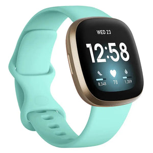 Silicone Fitbit Band For Versa 3 / 4 - Sense 1 / 2 (10 color options) Axios Bands