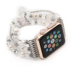 Beaded Apple Watch Band Bracelet - 4 color Options  38mm - 49mm - 