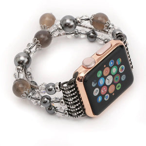 Beaded Apple Watch Band Bracelet - 4 color Options  38mm - 49mm Axios Bands