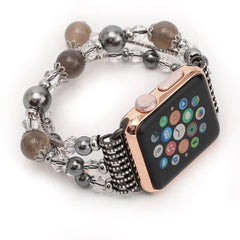 Beaded Apple Watch Band Bracelet - 4 color Options  38mm - 49mm - 