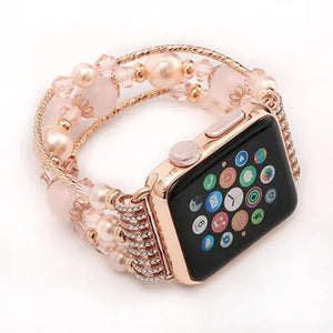 Beaded Apple Watch Band Bracelet - 4 color Options  38mm - 49mm Axios Bands