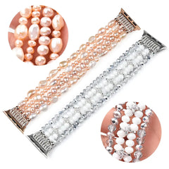 Beaded Apple Watch Band Bracelet - 4 color Options 38mm - 49mm - 