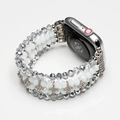 Beaded Apple Watch Band Bracelet - 4 color Options 38mm - 49mm - 