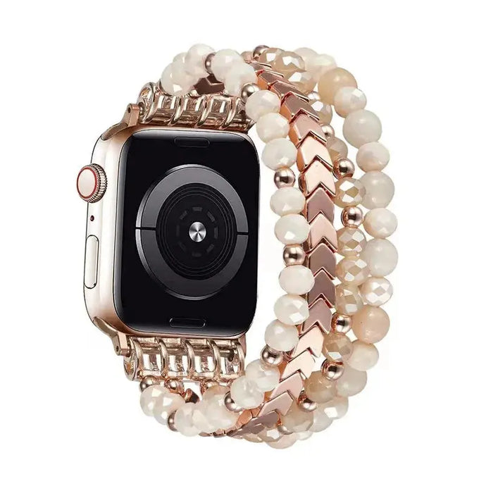 Beaded Glitter Zinc Alloy Apple Watch Band - 5 Color Options 38mm - 49mm Axios Bands