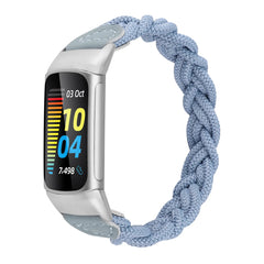 Braided Nylon Watch Strap for Fitbit Charge 5 & 6 - 6 Color Options - 