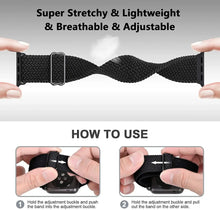 Load image into Gallery viewer, Braided Solo Loop For Nylon Fabric Apple Watch Bands - 43 color options 38mm - 49mm Axios Bands
