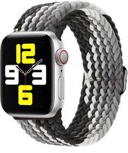 Load image into Gallery viewer, Braided Solo Loop For Nylon Fabric Apple Watch Bands - 43 color options 38mm - 49mm Axios Bands
