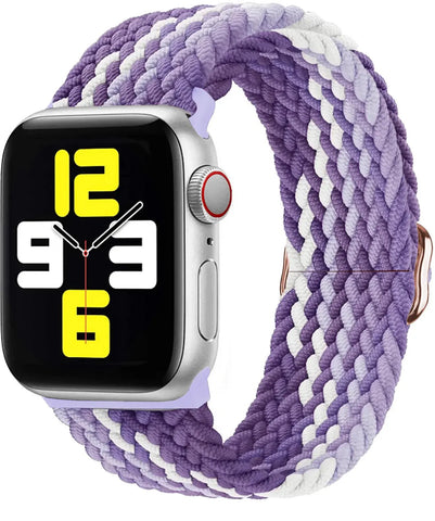 Braided Nylon Fabric Apple Watch Bands - 43 color options 38mm - 49mm - 