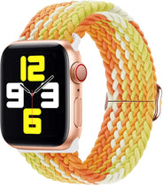 Load image into Gallery viewer, Braided Solo Loop For Nylon Fabric Apple Watch Bands - 43 color options 38mm - 49mm Axios Bands

