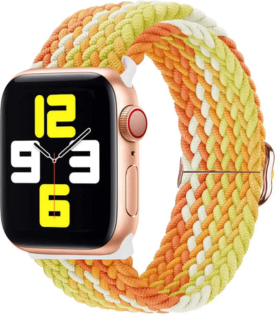Braided Nylon Fabric Apple Watch Bands - 43 color options 38mm - 49mm - 