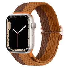 Load image into Gallery viewer, Braided Solo Loop For Nylon Fabric Apple Watch Bands - 43 color options 38mm - 49mm Axios Bands
