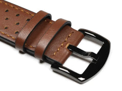 Breathable Leather Apple Watch Bands - 4 color options 38mm - 49mm -