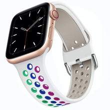 Load image into Gallery viewer, Breathable Silicone Apple Watch Bands - 19 color options 38mm - 49mm Axios Bands
