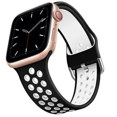 Breathable Silicone Apple Watch Bands - 19 color options 38mm - 49mm -