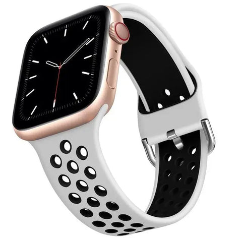 Breathable Silicone Apple Watch Bands - 19 color options 38mm - 49mm - 
