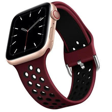 Load image into Gallery viewer, Breathable Silicone Apple Watch Bands - 19 color options 38mm - 49mm Axios Bands