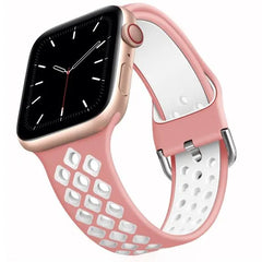 Breathable Silicone Apple Watch Bands - 19 color options 38mm - 49mm -