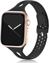 Load image into Gallery viewer, Breathable Silicone Apple Watch Bands - 27 color options 38mm - 49mm Axios Bands