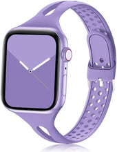 Load image into Gallery viewer, Breathable Silicone Apple Watch Bands - 27 color options 38mm - 49mm Axios Bands