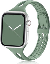 Load image into Gallery viewer, Breathable Silicone Apple Watch Bands - 27 color options 38mm - 49mm Axios Bands
