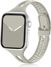 Load image into Gallery viewer, Breathable Silicone Apple Watch Bands - 27 color options 38mm - 49mm Axios Bands