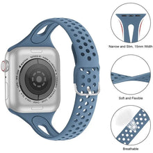 Load image into Gallery viewer, Breathable Silicone Apple Watch Bands - 27 color options 38mm - 49mm Axios Bands
