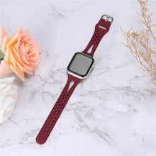 Load image into Gallery viewer, Breathable Silicone Apple Watch Bands - 27 color options 38mm - 49mm Axios Bands