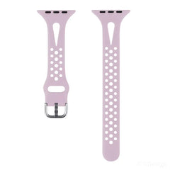 Breathable Silicone Apple Watch Bands - 27 color options 38mm - 49mm -