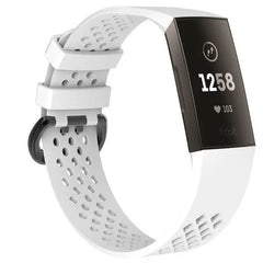 Breathable Silicone Fitbit Band For Charge 3 & 4 - 13 color options -