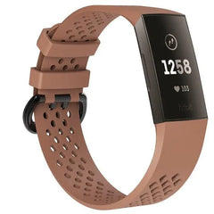 Breathable Silicone Fitbit Band For Charge 3 & 4 - 13 color options -