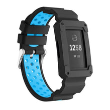 Load image into Gallery viewer, Breathable Silicone Fitbit Band &amp; Case For Charge 3 &amp; 4 - 10 color options Axios Bands
